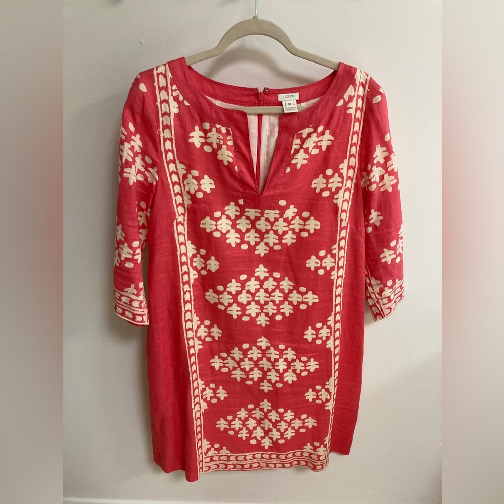 J Crew linen dress.